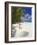 Adirondack Chair and Tropical Beach, Seychelles, Indian Ocean, Africa-Sakis Papadopoulos-Framed Photographic Print