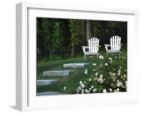 Adirondack Chairs, Marshfield, Massachusetts, USA-Lisa S^ Engelbrecht-Framed Photographic Print