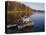 Adirondack Chairs on Dock at Lake-Ralph Morsch-Stretched Canvas