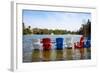 Adirondack Chairs Partially Submerged in the Lake Muskoka, Ontario, Canada-null-Framed Photographic Print