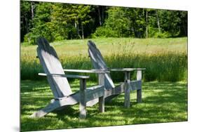 Adirondack Chairs Photo Print Poster-null-Mounted Poster