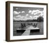 Adirondack Dock-Erik Richards-Framed Art Print