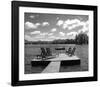 Adirondack Dock-Erik Richards-Framed Art Print