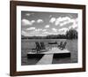 Adirondack Dock-Erik Richards-Framed Art Print