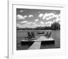 Adirondack Dock-Erik Richards-Framed Art Print