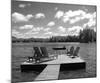 Adirondack Dock-Erik Richards-Mounted Art Print