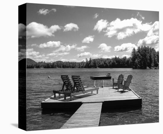 Adirondack Dock-Erik Richards-Stretched Canvas