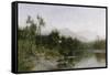Adirondack Mountain Landscape-Arthur Parton-Framed Stretched Canvas