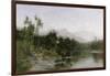 Adirondack Mountain Landscape-Arthur Parton-Framed Giclee Print