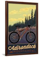 Adirondack Mountains, New York - Ride the Trails-Lantern Press-Framed Art Print