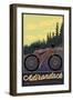 Adirondack Mountains, New York - Ride the Trails-Lantern Press-Framed Art Print