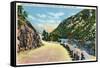 Adirondack Mts, New York - View of Lower Cascade Lake-Lantern Press-Framed Stretched Canvas