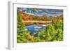 Adirondack Pond-Robert Goldwitz-Framed Premium Photographic Print