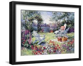 Adirondack Summer-Barbara Mock-Framed Giclee Print