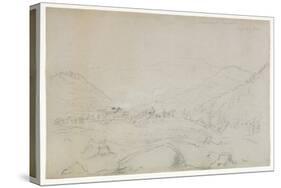 Adirondacks Iron Works, 1846 (Graphite Pencil on Wove Paper)-Thomas Cole-Stretched Canvas