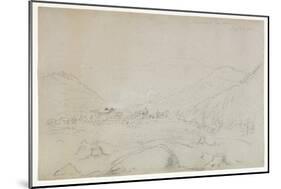 Adirondacks Iron Works, 1846 (Graphite Pencil on Wove Paper)-Thomas Cole-Mounted Giclee Print