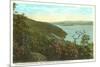 Adirondacks, Lake Champlain, Vermont-null-Mounted Premium Giclee Print