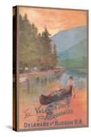 Adirondacks Travel Poster-null-Stretched Canvas