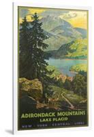 Adirondacks Travel Poster-null-Framed Art Print