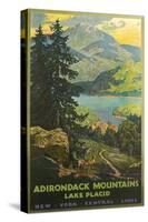 Adirondacks Travel Poster-null-Stretched Canvas