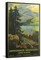 Adirondacks Travel Poster-null-Framed Stretched Canvas