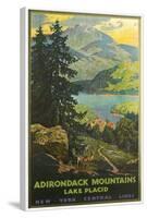 Adirondacks Travel Poster-null-Framed Art Print