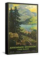 Adirondacks Travel Poster-null-Framed Stretched Canvas