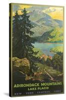 Adirondacks Travel Poster-null-Stretched Canvas