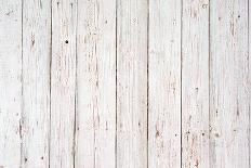 White Wood Texture Background-adistock-Photographic Print