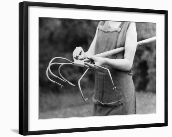 Adjustable Garden Hoe-Elsie Collins-Framed Photographic Print