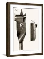 Adjustable Wood Drill Bit-null-Framed Art Print