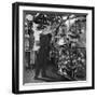 Adjusting a Valve in a Submarine-Heinz Zinram-Framed Photographic Print