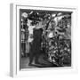 Adjusting a Valve in a Submarine-Heinz Zinram-Framed Photographic Print