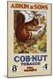 Adkin and Sons: Cob-Nut Tobacco Foil Packets Poster-null-Mounted Giclee Print