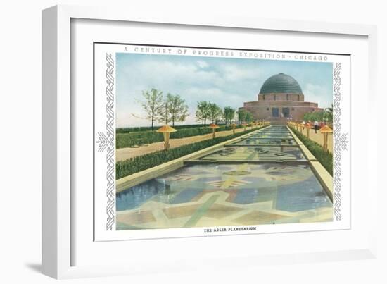 Adler Planetarium, Chicago World Fair-null-Framed Art Print