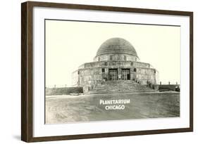 Adler Planetarium under Construction-null-Framed Art Print