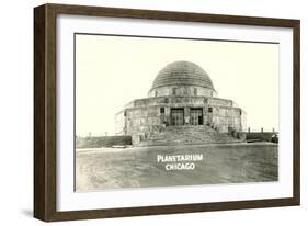 Adler Planetarium under Construction-null-Framed Art Print