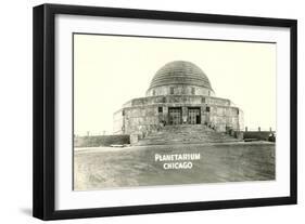 Adler Planetarium under Construction-null-Framed Art Print