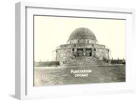 Adler Planetarium under Construction-null-Framed Art Print