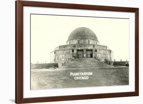 Adler Planetarium under Construction-null-Framed Art Print