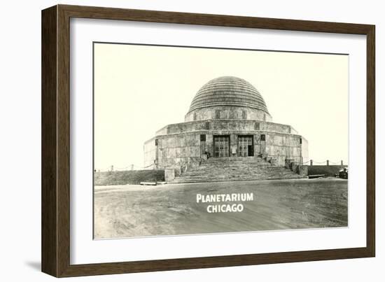 Adler Planetarium under Construction-null-Framed Premium Giclee Print