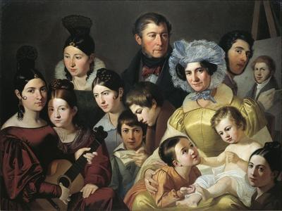 Malatesta Family in 1835' Giclee Print - Adler Salomon | AllPosters.com