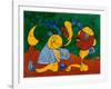 Adlige In Der Fallgrube-Joan Miro-Framed Art Print