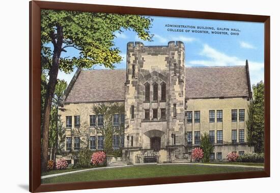 Administration Building, College of Wooster-null-Framed Art Print