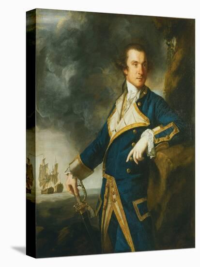 Admiral Alexander Hood, 1St Viscount Bridport (1727-1814), 1763 (Oil on Canvas)-Joshua Reynolds-Stretched Canvas