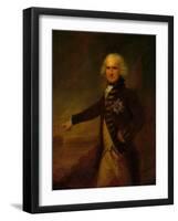 Admiral Alexander Hood, 1St Viscount Bridport (1727-1814), 1795 (Oil on Canvas)-Lemuel Francis Abbott-Framed Premium Giclee Print