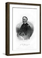 Admiral David Farragut, Us Navy Officer in the American Civil War, 1862-1867-Brady-Framed Giclee Print