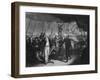 Admiral De Winter Resigning His Sword on Board the 'Venerable, 11 October 1797-H Lemon-Framed Giclee Print