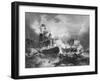 Admiral Duncan's Victory over the Dutch Fleet, North Sea, 11 October 1797-J Rogers-Framed Giclee Print