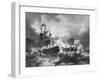 Admiral Duncan's Victory over the Dutch Fleet, North Sea, 11 October 1797-J Rogers-Framed Giclee Print